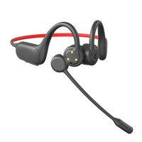 Écouteurs à conduction osseuse IP68 originaux, casque binaural avec microphone, casque sans fil pour joueurs avec carte mémoire GC40E