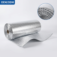 Film bulle en aluminium industriel personnalisé pour l'isolation des cuisines extérieures, résistant au feu, écologique, en rouleau