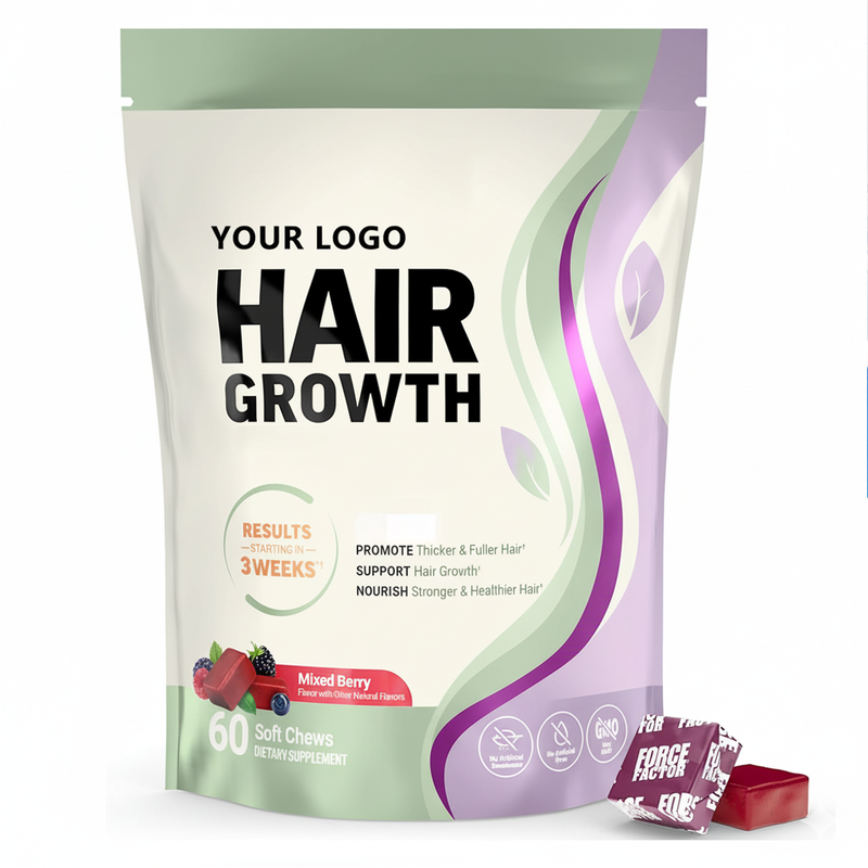 Private Label Biotin Supplements Gummies Hair