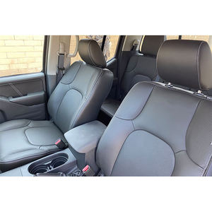 Housses de siège en cuir artificiel sur mesure pour Nissan Frontier Crew Cab 2005-2021, ensemble complet toutes saisons, 5 places - Product Image 2