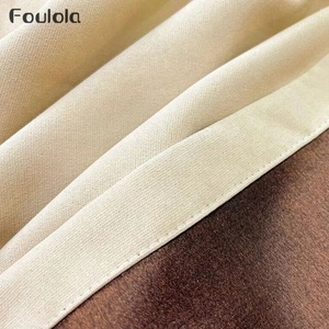 Cortinas Listas para Usar de Algodón y Poliéster con Aspecto de Lino, Estilo Simple, Venta al por Mayor de Fábrica en Línea para Hoteles - Product Image 1