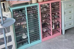 Nail salon storage cabinet, A4 size <b>documents</b>, nail polish gel cans, tape dividers, flat bottom, for nail salon use - Product Image 6