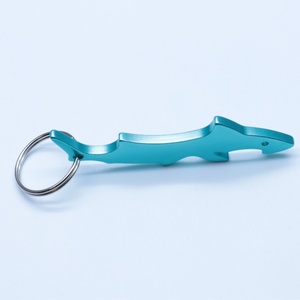 Abrebotellas personalizable de metal con forma de tiburón para llavero de 2,5mm para eventos promocionales y regalos - Product Image 5