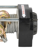 Nouveau treuil électrique 12V 24V avec câble métallique, capacité de charge de 4500 LBS pour ATV, SUV, camion, remorque, véhicules tout-terrain, télécommande