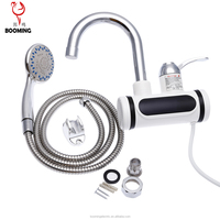 Robinet chauffe-eau électrique sans réservoir 220V avec affichage numérique LED rotatif pour salle de bain et cuisine