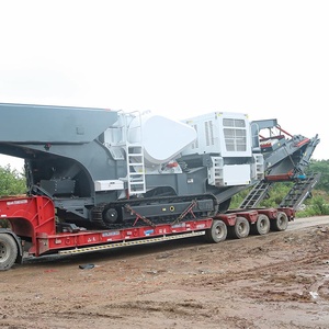 Grande capacité 100-300 Tph chenillé mâchoire mobile concasseur de pierres sur chenilles à vendre - Product Image 2