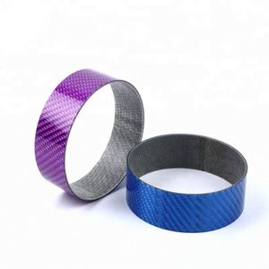 Tubos de Fieltro de Carbono con Degradado Azul 3K, 5mm de Grosor, Temperatura de Trabajo 200°C, Surtido Ligero para Proyectos DIY y Modelos RC - Product Image 5