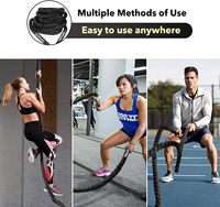 Cuerda de Gimnasio de Nailon para Entrenamiento Físico Masculino, Cuerda Gruesa para Fortalecimiento, Adelgazamiento y Fortalecimiento de Brazos