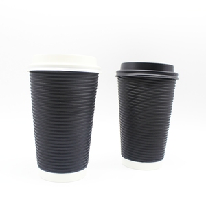 Suministros de fiesta Tazas de papel desechables personalizadas para café de <span class=keywords><strong>carrera</strong></span> para restaurante - Product Image 5
