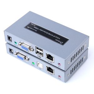 Nouveau Produit USB 2.0 Clavier Souris IR VGA <span class=keywords><strong>IP</strong></span> <span class=keywords><strong>KVM</strong></span> 120m poe extender - Product Image 2