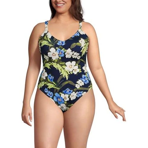 Deep SeaBlue Floral Tropic