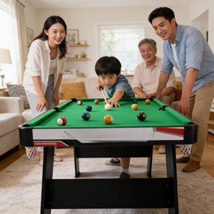 Ensemble complet de billard avec queues, boules, triangle et <span class=keywords><strong>craie</strong></span> pour un jeu de tournoi à domicile immédiat - Product Image 1