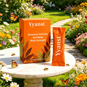 Café en Polvo con Infusión Botánica Yyanst, 10g*10 Sobres, Mezcla Natural de Plantas, Bebida Instantánea Revitalizante Diaria para el Bienestar - Product Image 5
