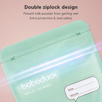 Haute qualité sans BFA Double fermeture à glissière PET sacs de lait en poudre pour bébé de qualité alimentaire âge 0-12 mois motif Animal