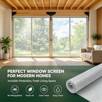 Moustiquaire en aluminium pour fenêtre, protection anti-insectes, filet anti-moustiques, écran de porte, ventilation, matériau de construction résidentiel