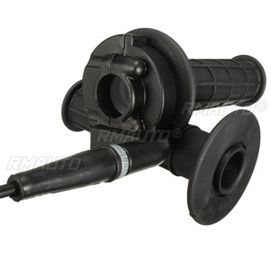 Puños de Manillar para Motocicleta de 7/8" (22mm) con Abrazadera de Acelerador y Cable de Acelerador para Motocicletas Todoterreno de 50cc-190cc - Product Image 4