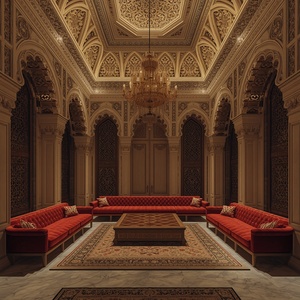 Pacchetto di Allestimento Villa Stile Reale: <span class=keywords><strong>Design</strong></span> d'Interni per Mansioni di Lusso con Gestione Progetti e Rendering Visuale 3D - Product Image 1