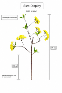 Grande Composizione Floreale Artificiale - Fiori <span class=keywords><strong>di</strong></span> <span class=keywords><strong>Fragola</strong></span> Finti, Rose e Mirto in Stile Cinese, Decorazione Ecologica per la Casa - Product Image 6
