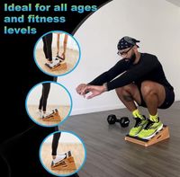 Produits populaires : Planche inclinée professionnelle en bois réglable pour usage domestique et étireur de mollets