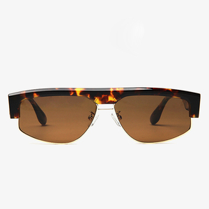 Gafas de Sol Polarizadas con Diseño Retro Italiano, Montura Completa Cuadrada, Protección UV400, Ligeras y Duraderas, Unisex - Product Image 3