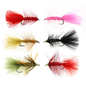 Señuelos de Pesca con Mosca, Surtido de Moscas Wooly Bugger, Moscas Streamer, Señuelos Artificiales Hechos a Mano, Aparejos de Pesca, Señuelos de Insectos - Product Image 1
