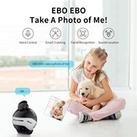 Robot Doméstico GPT-4o de Nueva Generación | Cámara con IA EBO X con 4K, Alerta de Caídas, Control por Voz | Compañero Inteligente para Mascotas y Familia