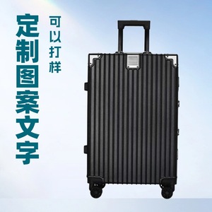 Aluminum Frame 26 Inch <b>Suitcase</b> Large Capacity Trolley Case Swivel Wheels Unisex Leisure Travel - Product Image 2