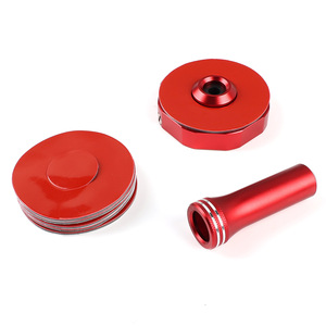 Adaptador de tapa de válvula de neumático sólido 99314 para reemplazo y reparación, color rojo - Product Image 3