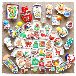 Christmas DIY <b>Toys</b> for Kids Resin Beads Phone Case Sticker Shoe Decorative Elements Bag Charms Add-Ons <b>Slime</b> Decor - Product Image 4
