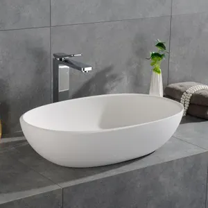 수지 욕실 세면대 Suppliers-인공적인 돌 목욕탕 물동이 매우 얇은 가장자리 싱크대 허영 물동이 FW-2230