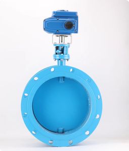 Ventilazione elettrica valvola a farfalla ad alta temperatura di protezione ambientale rimozione della polvere regolabile in acciaio al carbonio Volume d'aria - Product Image 2