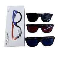 Lunettes intelligentes à verres électrochromiques, monture en plastique et titane, transition en 1 seconde, verres teintés noir, rouge, bleu