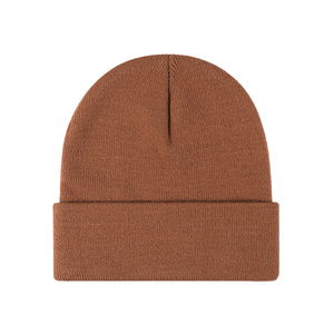 Bonnets unisexes de 60 couleurs avec broderie de logo personnalisé Chapeau à revers en acrylique chaud pour l'hiver Méthode d'impression dessinée à la main - Product Image 1