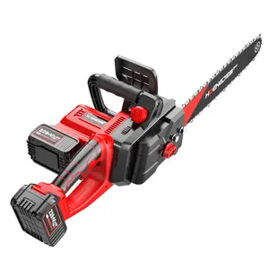 Isi Ulang 48V 12/16 Inci Tanpa Kabel Listrik Gergaji Landtop Electric Chain Saw Cordless Mini Li-ion Gergaji Mesin untuk Menggergaji