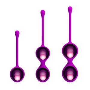 <span class=keywords><strong>Pretty</strong></span> <span class=keywords><strong>Love</strong></span> - Juego de Tres Bolas de <span class=keywords><strong>Kegel</strong></span> de Silicona en Caja de Regalo, para Ejercicios de <span class=keywords><strong>Kegel</strong></span>, Recuperación Vaginal, Juguete Sexual para Mujeres - Product Image 4