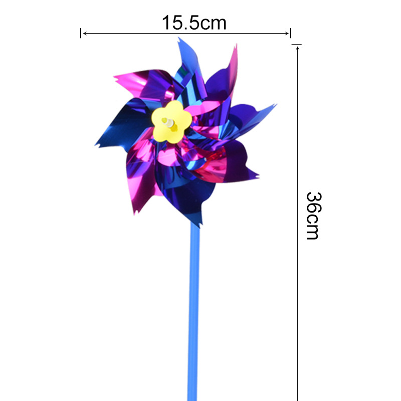 Cross-border hot sale children's cartoon sequins luminous pinwheel