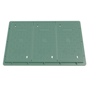 도로 잔디 배수용 SMC A15 FRP 맨홀 커버 - Product Image 1