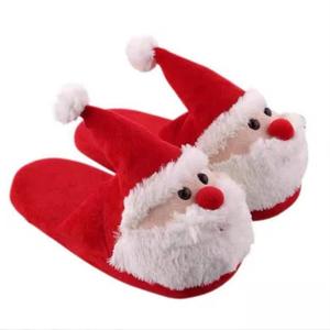 Pantoufles antidérapantes de Noël pour la maison et les enfants, sandales d'hiver antidérapantes en peluche pour hommes et femmes - Product Image 2