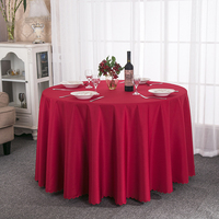 Nappe de table moderne en polyester Roche 180g, ronde et rectangulaire, pour événements de mariage, tables rondes/carrées et utilisation en extérieur