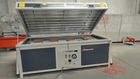 Machine de laminage sous vide automatique 1325 pour film PVC brillant et placage bois, presse à membrane à aspiration et éjection automatiques