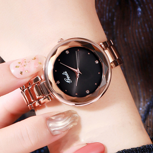 Nuevo Reloj de Mujer de Acero Inoxidable con Incrustaciones de Diamantes, Estilo Coreano, Pequeño, Moderno, Resistente al Agua, con Esfera de Cuarzo - Product Image 1