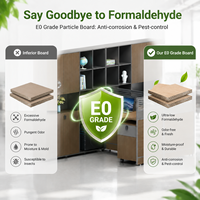 Estación de Trabajo Moderna para Oficina Industrial y Comercial, Mueble Modular de Alta Gama con Cubículos para Personal, Diseño OEM/ODM Personalizado