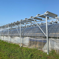 Nouveau design 10kw 1mw énergie solaire encadrée modules Pv système d'installation de ferme de serre solaire structure solaire