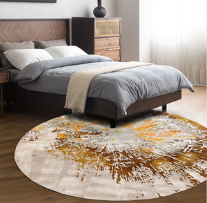 <span class=keywords><strong>Tappeto</strong></span> Rettangolare in Acrilico <span class=keywords><strong>Grigio</strong></span> Chiaro, Beige <span class=keywords><strong>e</strong></span> <span class=keywords><strong>Giallo</strong></span> per Studio <span class=keywords><strong>e</strong></span> Soggiorno - Product Image 6