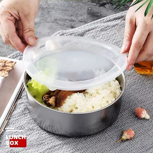 도매 5 개 스테인레스 스틸 보온병 상자 세트 열 보존 냄비 뚜껑 인도 가열 식품 저장 용기 - Product Image 2