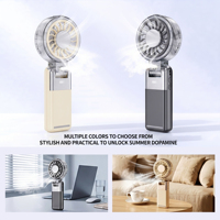 Ventilateur Brumisateur Portable Rechargeable à Moteur Haute Vitesse, Ventilateur Rafraîchissant à Brume Glacée Nano, OEM ODM, Logo Personnalisé, Fabricant Grossiste