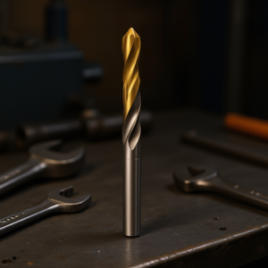 Foret hélicoïdal HSS 3,3 mm, longueur 65 mm, tête revêtue de TiN pour le perçage du métal - Product Image 3