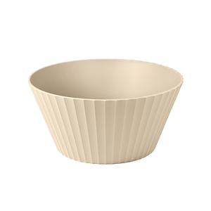 ชามอาหารขนาดใหญ่ทำจากอิตาลีเคลือบสีเบจโพลีโพรพิลีนที่ทนทานสำหรับสลัดและซุปขนาดเส้นผ่าศูนย์กลาง25ซม. - Product Image 1