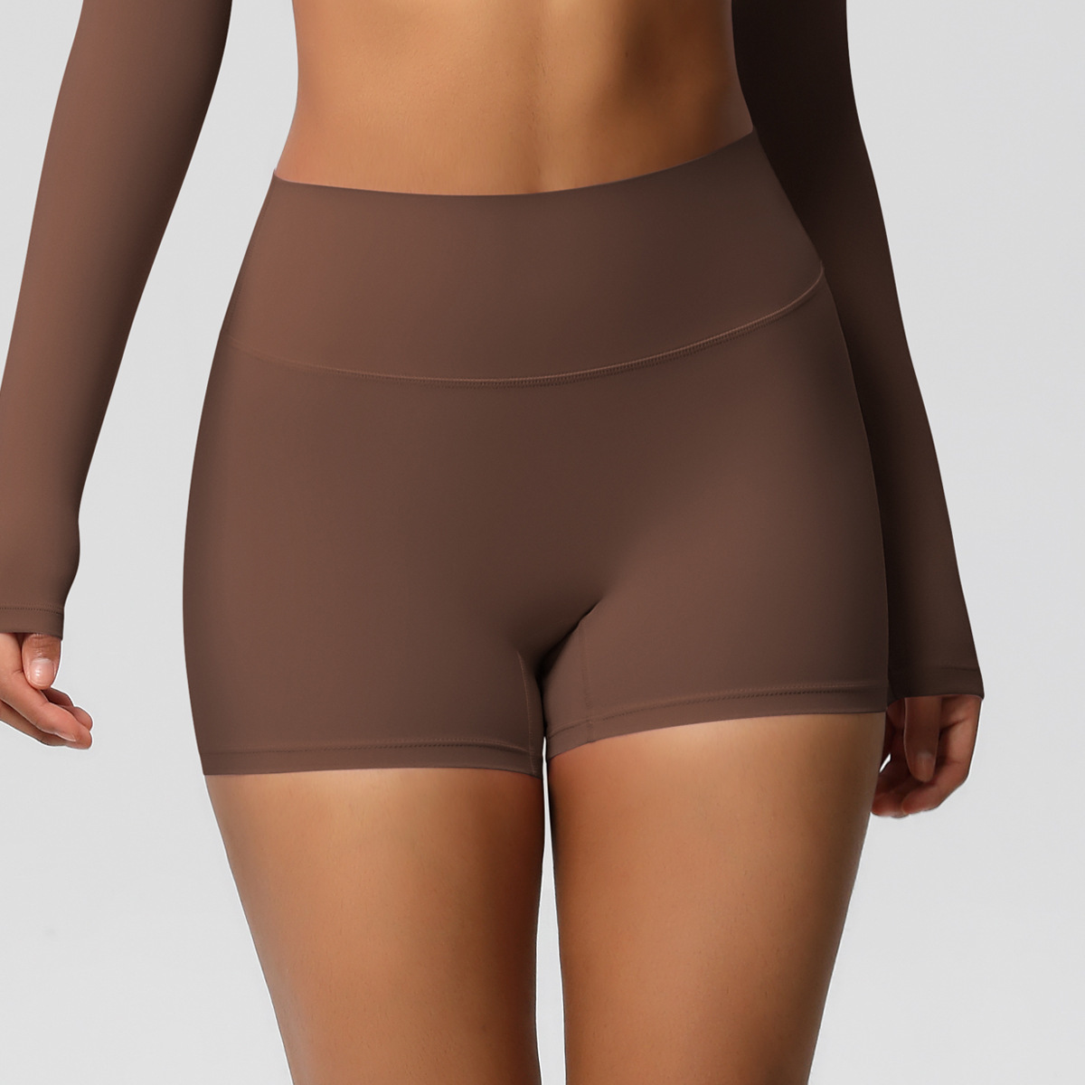 Gym High Waist Butt Lift Workout Sports Short Skin Tight Yoga Wear For Women Short Pants Leggings