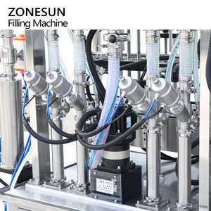 Machine de remplissage automatique ZONESUN ZS-SVGT4D à double système servo pour crème hydratante cosmétique, lotion corporelle, liquide et pâte - Product Image 5